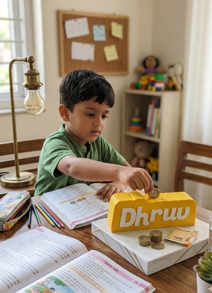 Personalized 3d  Name piggy bank